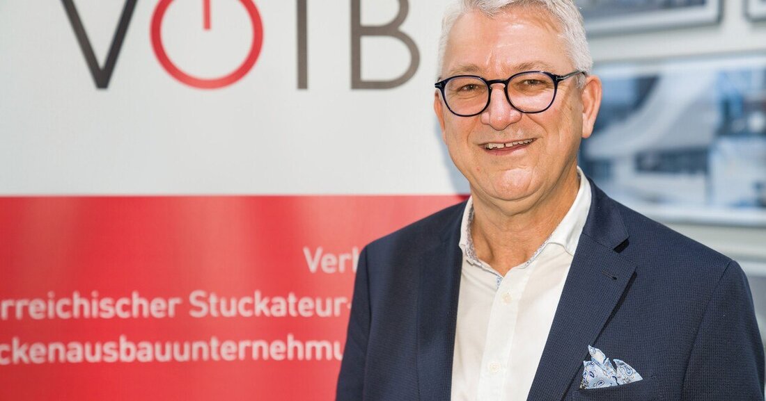 VÖTB Präsident Manfred Schreiner über die Drehscheibenfunktion des Trockenbaus beim Innenausbau.