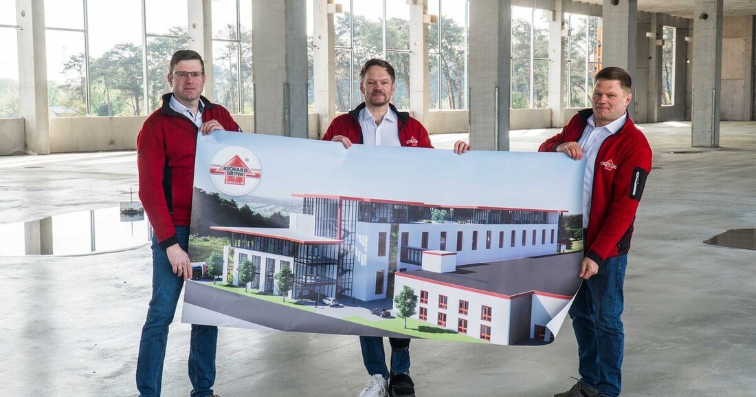 Metallwarenhersteller Richard Brink erweitert seine Betriebsflächen am deutschen Unternehmenssitz.