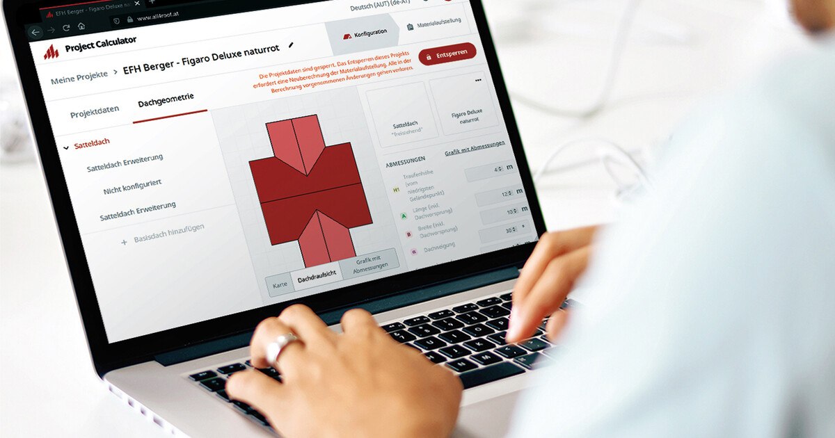 Wienerberger macht die Dachplanung digital