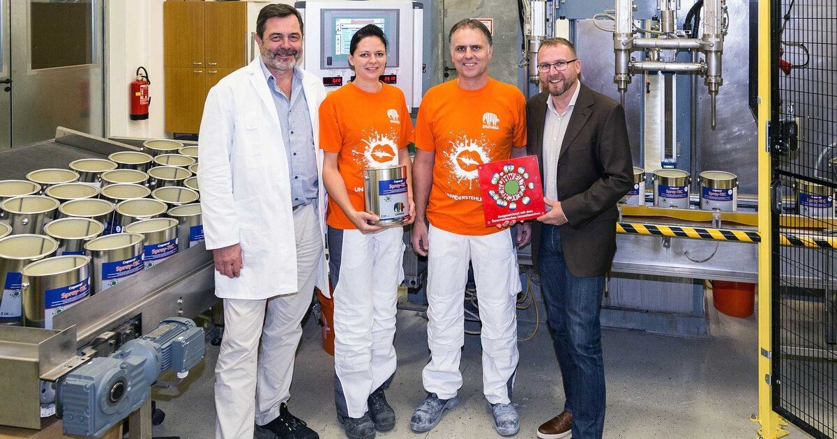 Erster Malerlack mit Umweltzeichen