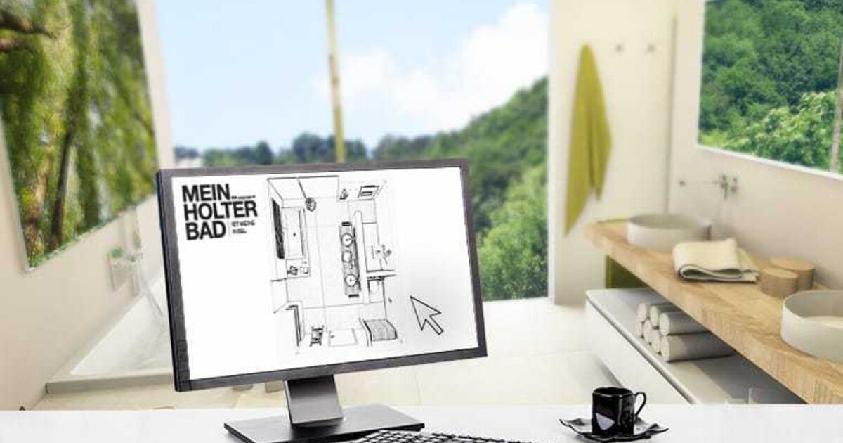 Neuer Online-Badplaner auf der Holter-Website