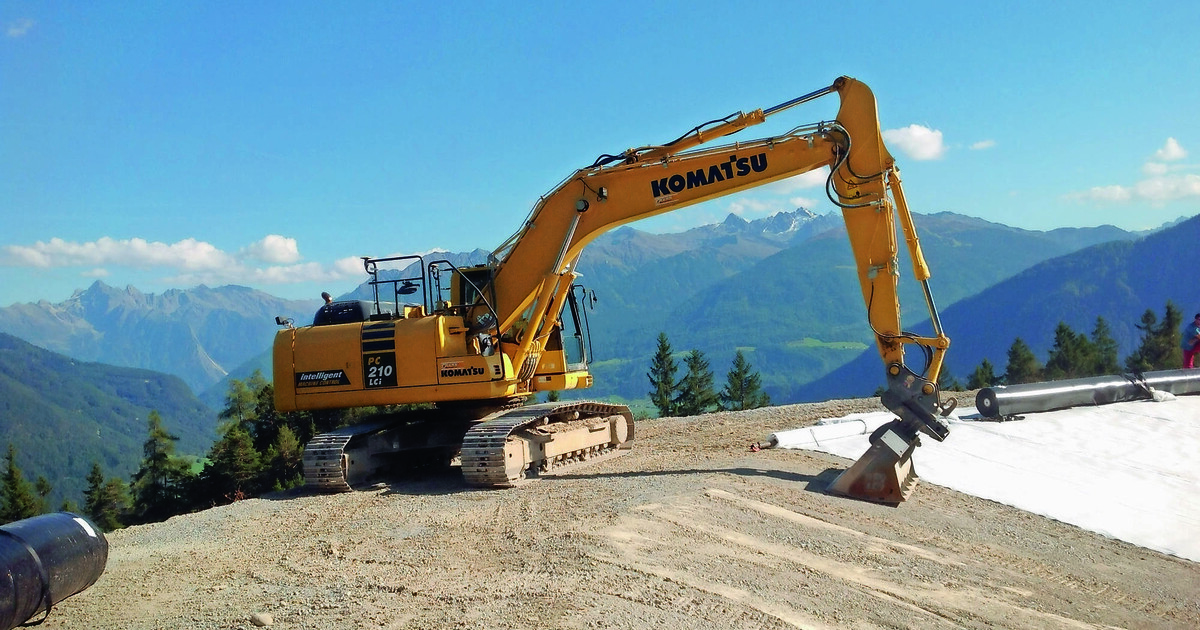 Bagger auf der Baustelle 4.0