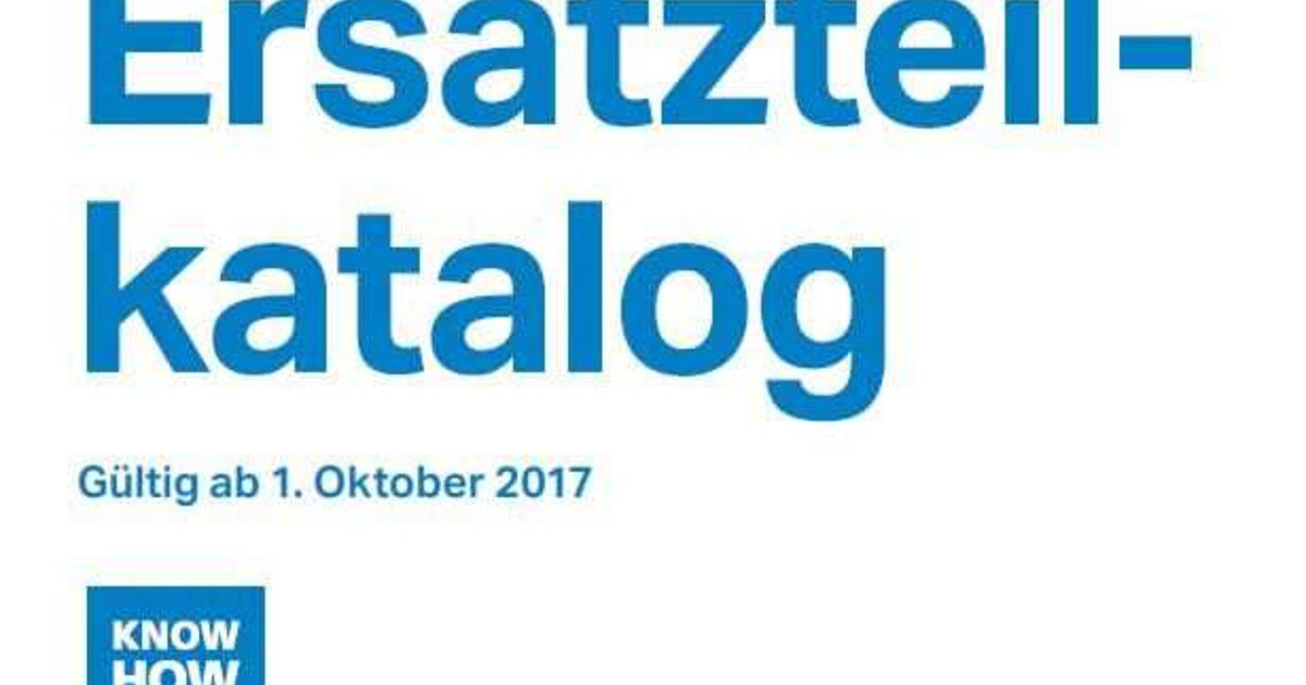 Brandneuer Geberit Ersatzteilkatalog