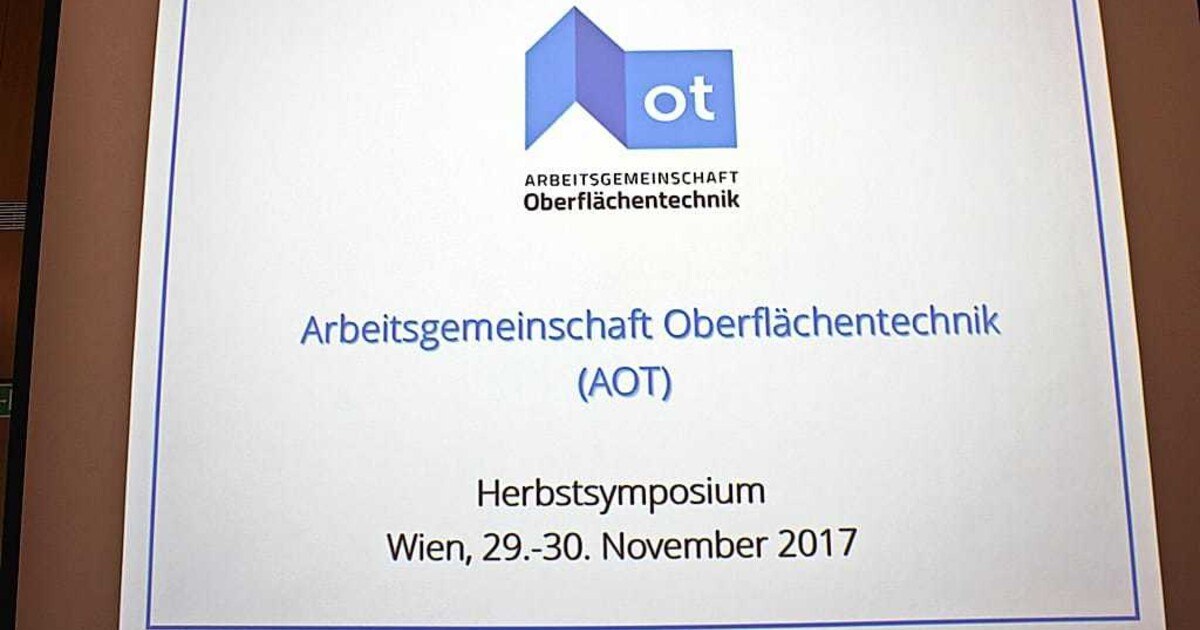 AOT Herbstsymposium 2017 - die Fotos