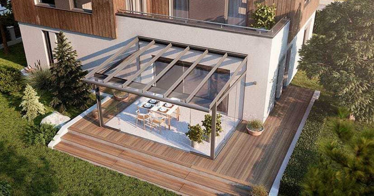 Ein Glasdach für jede Terrasse
