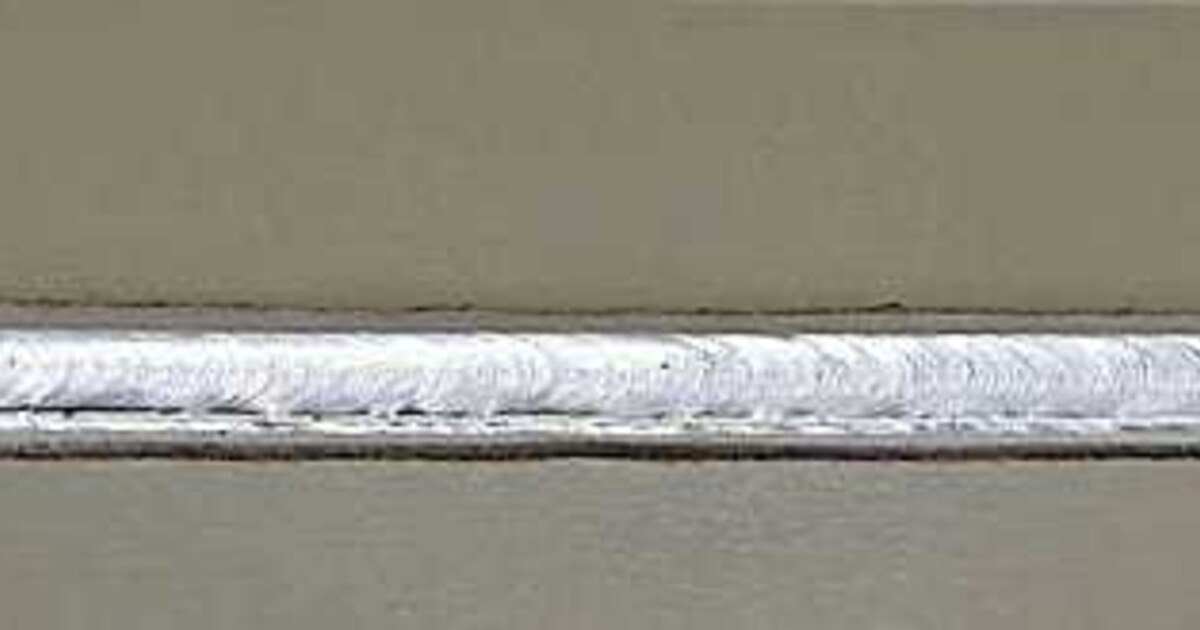 Schweißnaht, blank wie Diamant