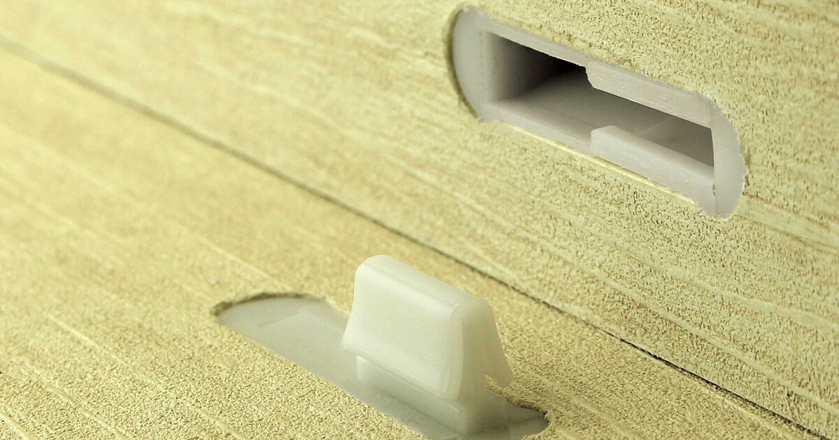 Ein Möbelverbinder zum Klicken