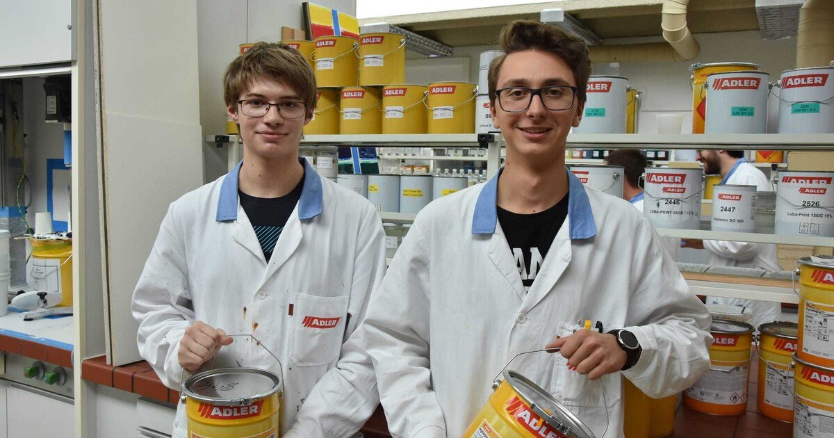 Farbenfrohes Praktikum