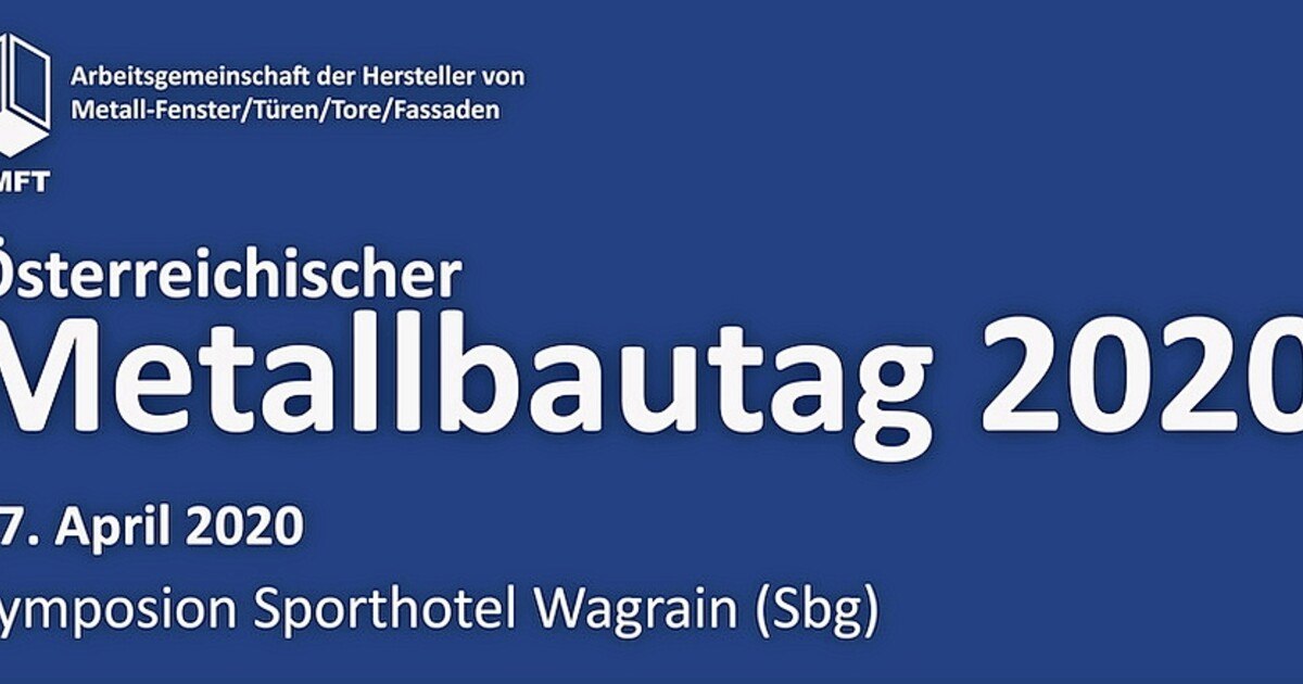 Österreichischer Metallbautag 2020