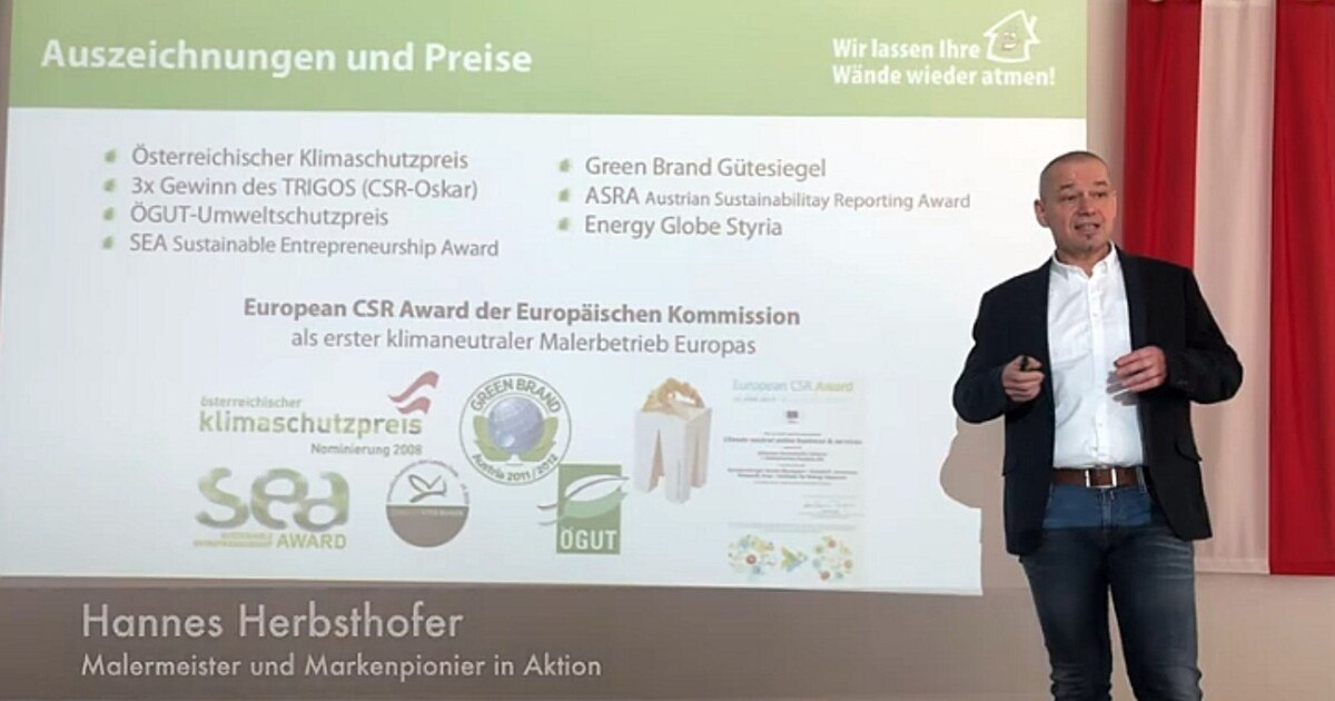 Hannes Herbsthofer brachte seine „atmenden Wände“ nach Graz