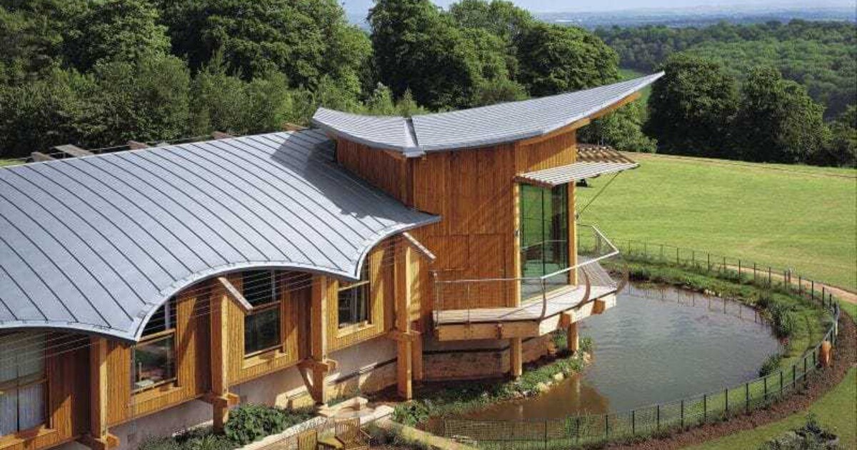 Dachdeckung mit  Metall