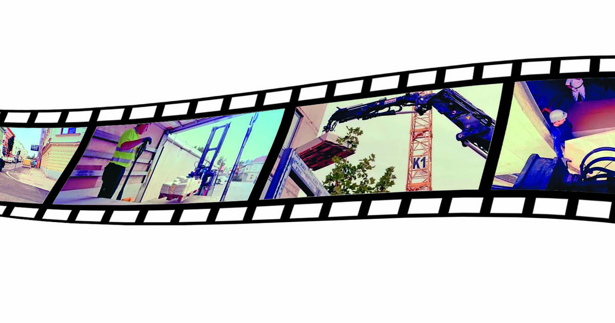 Direkt auf die Baustelle