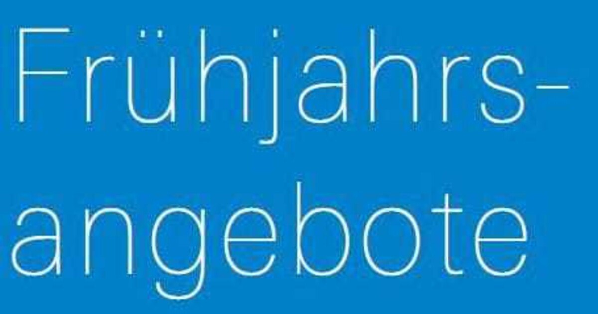 Mehrwert in der Elektroinstallation: Frühlingsaktion bei Busch-Jäger