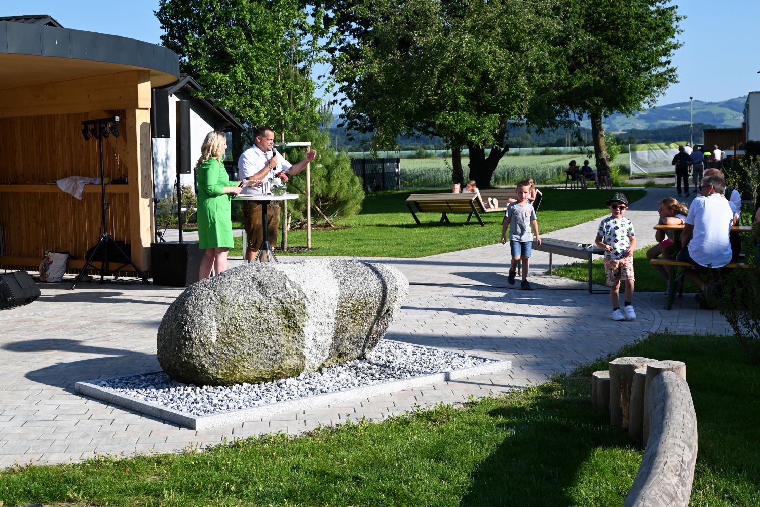 Neue Parkanlage für die Ortsentwicklung in St. Georgen