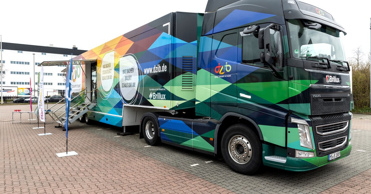 Brillux-Showtrucks wieder auf Tour