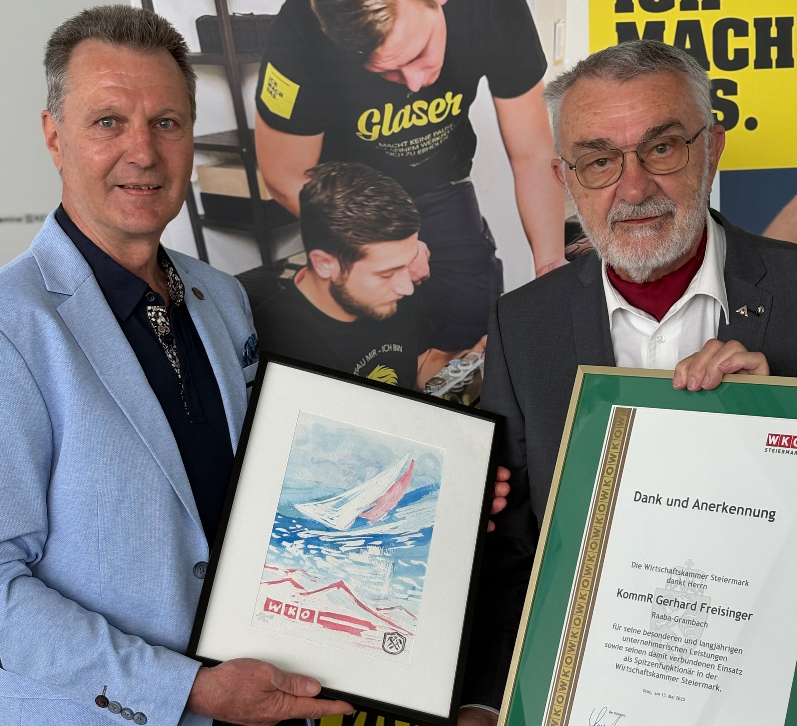 Dank und Anerkennung für Gerhard Freisinger