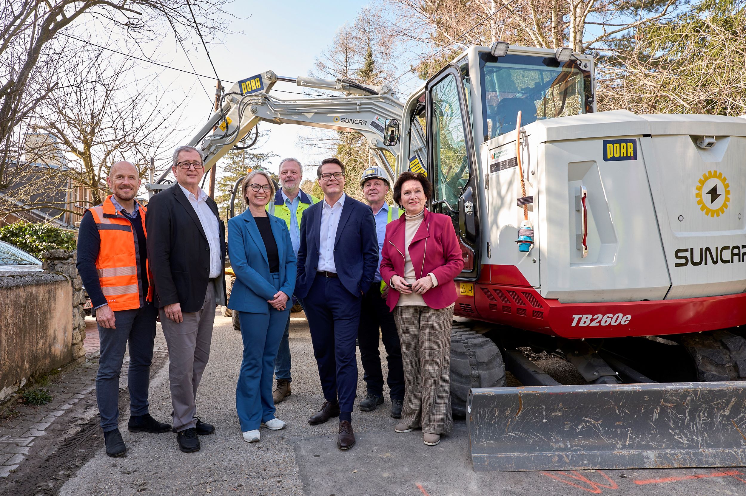 Pilotversuch zur CO2-neutralen Baustelle