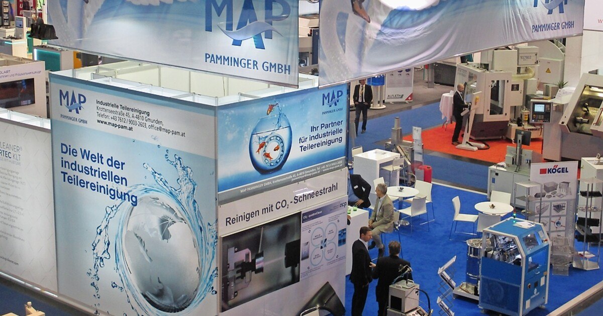 Teilereinigung auf "Messe in der Messe"