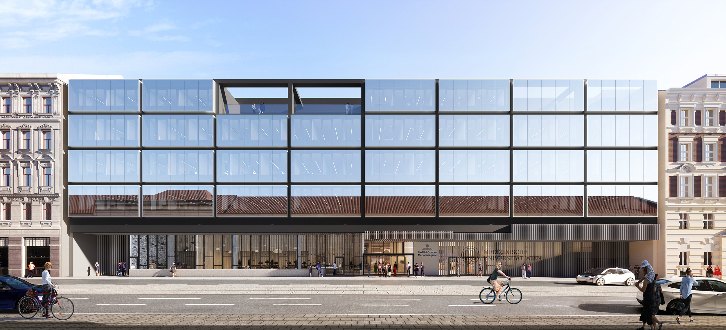 Dachgleiche für MedUni Campus Mariannengasse gefeiert