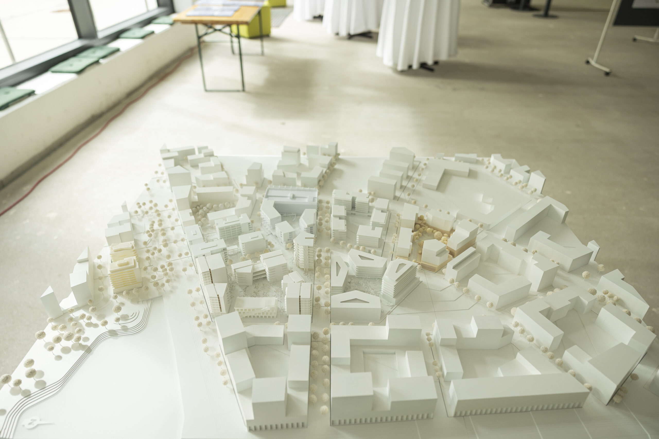 Ausstellung zum künftigen Quartier Seecarré in Seestadt