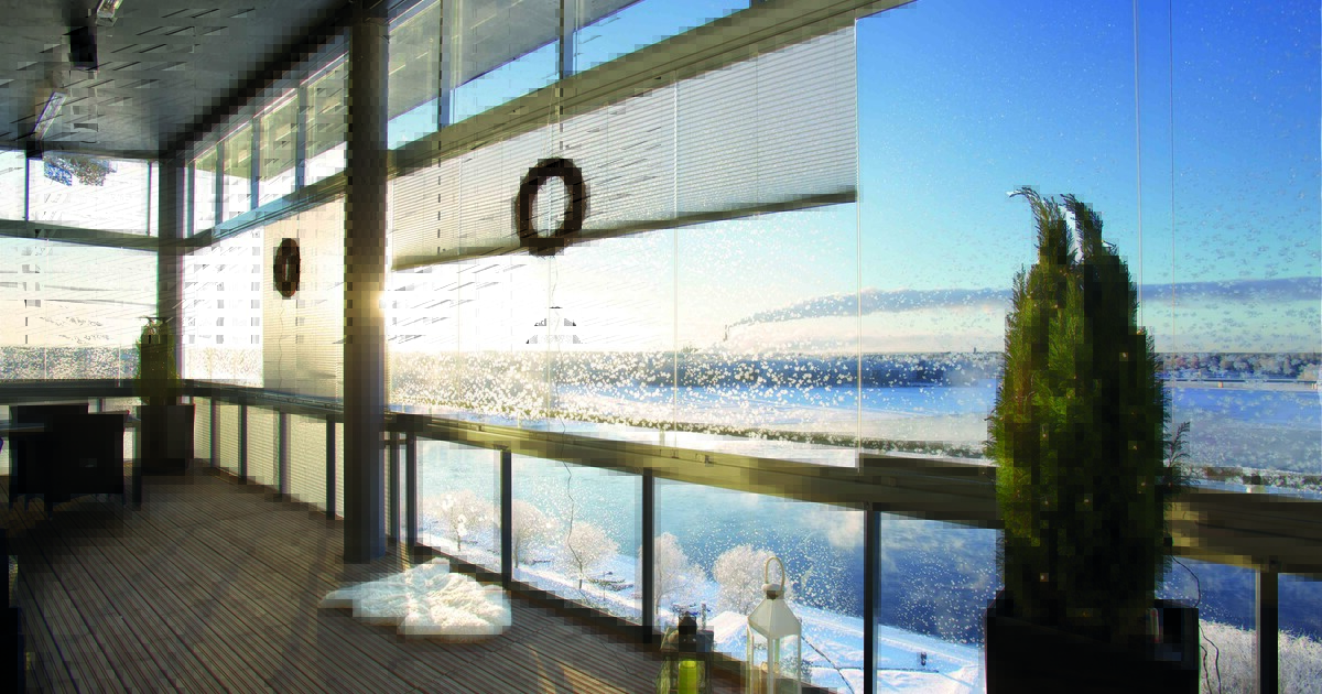 Balkonverglasungen reduzieren Heizkosten