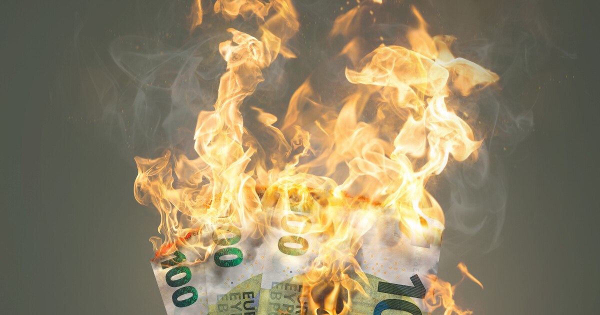 Bei der Wirtschaft ist Feuer am Dach