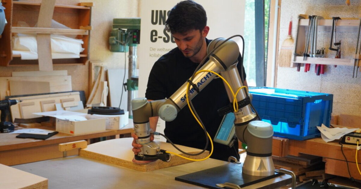 Holzbearbeitung mit Cobots