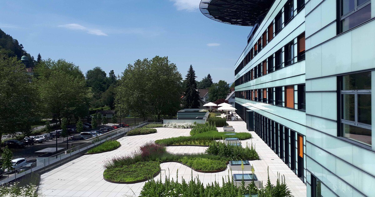 Dichte Balkone und Terrassen