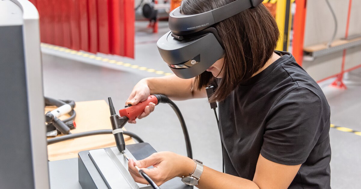 Ausbildung am Schweiß-Simulator