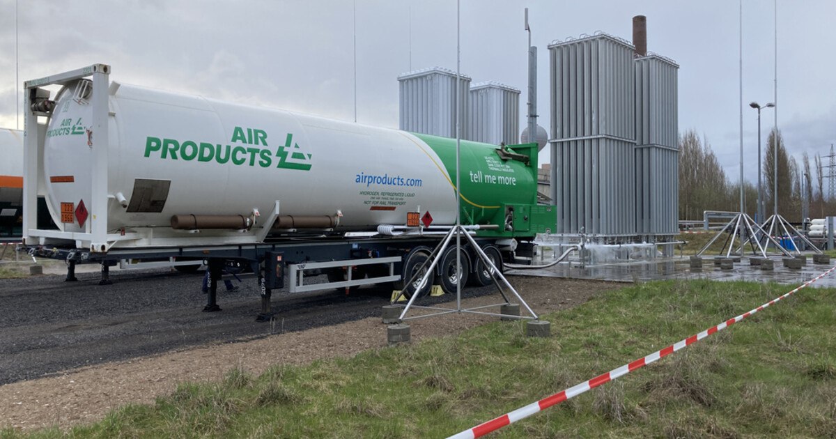 Erste Versuche unter Einsatz von Wasserstoff