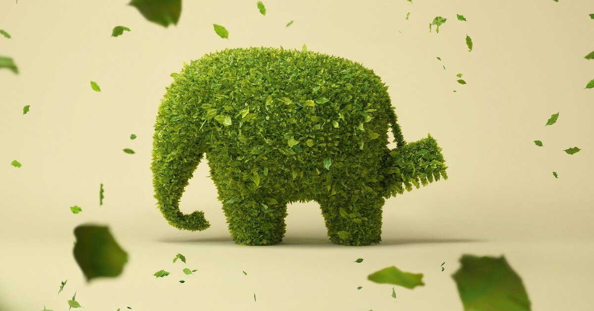 Gebinde aus Recycling-Material