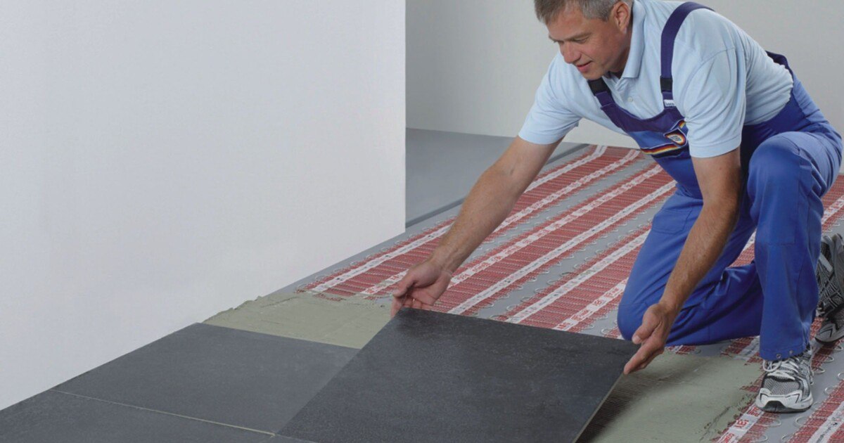 Elektrische Temperierung unter vielen Bodenbelägen