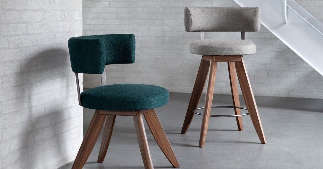 Der Polsterstuhl Par vom Hamburger Hersteller "more" besticht durch ein reduziertes Design bei gleichsam hohem Komfort.