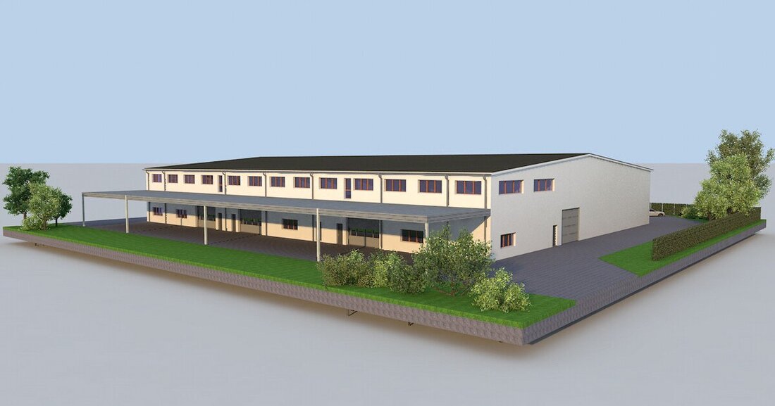 Maschinenhersteller Hegla baut am Standort im deutschen Beverungen ein neues Logistikzentrum mit 3.000 m².