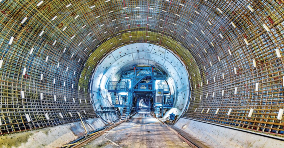 Hüttensand statt Zement: Im Fildertunnel setzt die Porr erstmals selbst entwickelten Ringspaltmörtel ein.