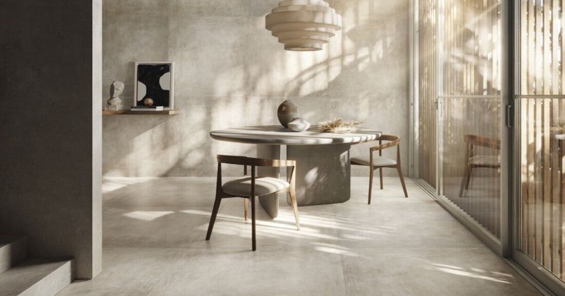 Böden aus Keramik oder Stein sind voll im Trend.