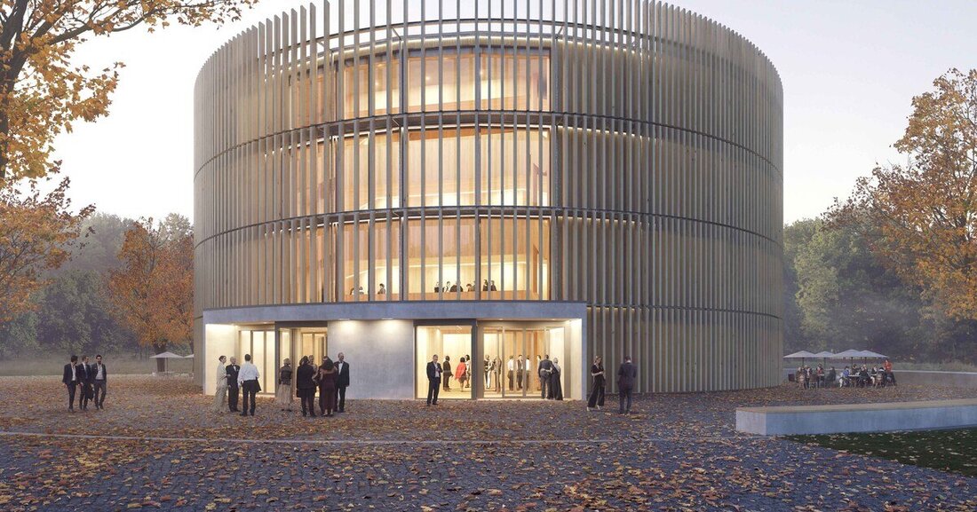 Das gerade fertiggestellte "Globe Theater" in Coburg ist ein spannendes Gebäudeensemble aus vier Baukörpern in Holzbauweise.