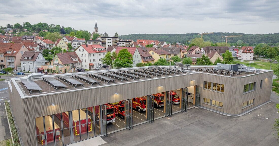Die süddeutsche Stadt Tübingen ist sehr nachhaltig orientiert und verfügt über das erste Feuerwehrhaus in Holzbauweise.