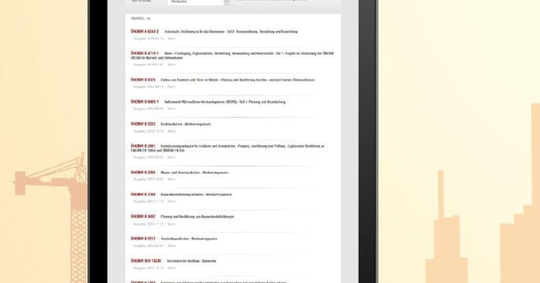 Anfang des Jahres traten die neuen Ausbildungsordnungen in Kraft. Um den Bau-Lehrlinge Zugang zu den wichtigsten Normen zu bieten, wurde die App „Standards4Pros:Bau“ entwickelt.