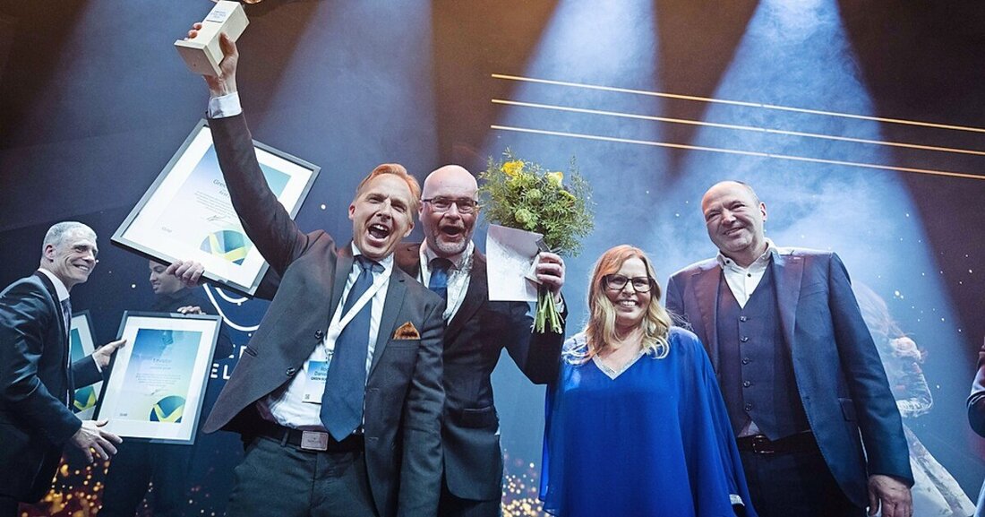 Schwedischer Stahlpreis für eine Entwicklung mit energieabsorbierendem hochfestem Stahl, die Züge sicherer macht.