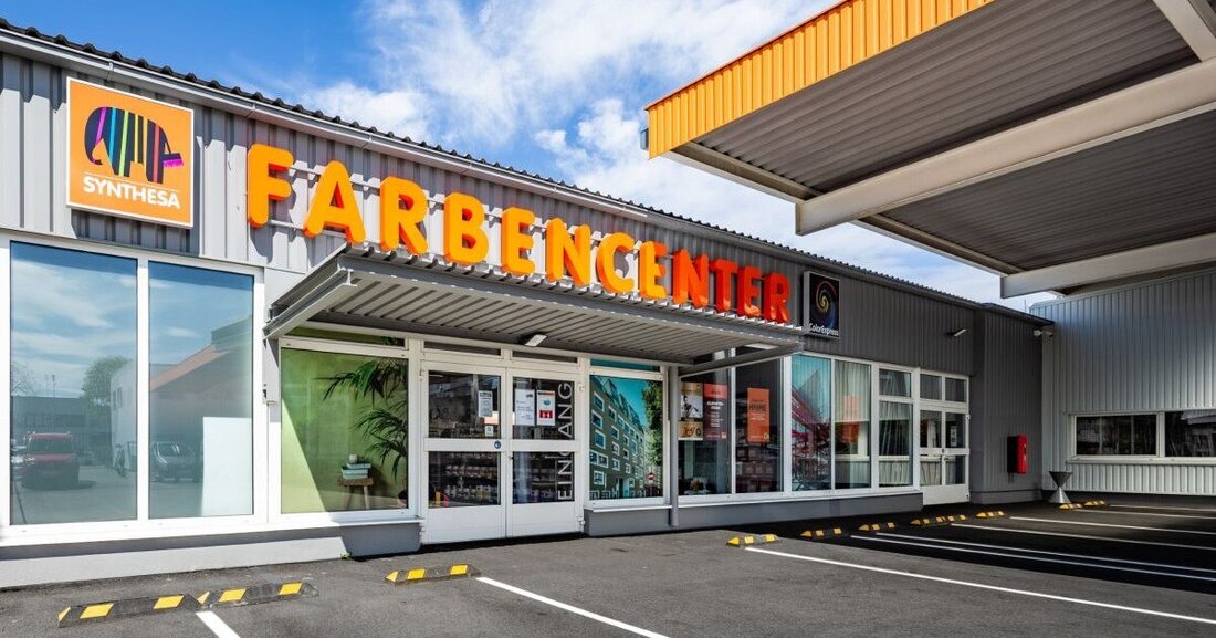 Synthesa eröffnete in Wien 21 ein weiteres Farbencenter für gewerbliche Selbstabholer.