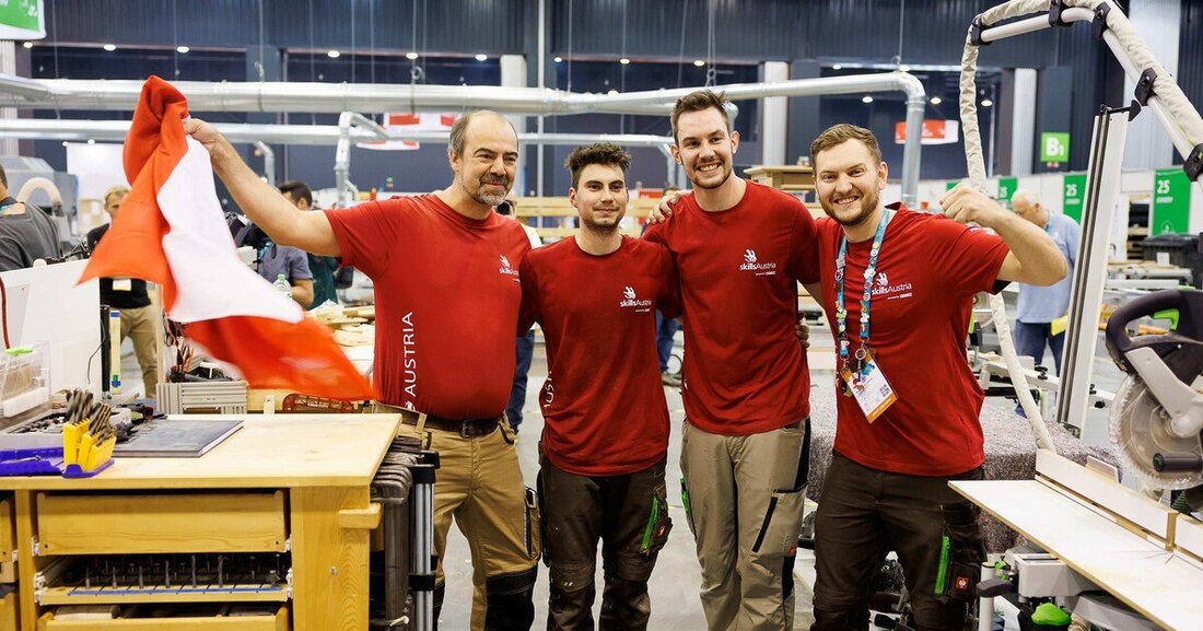 Beim Berufswettbewerb "EuroSkills" in Danzig gab es Erfolge für die Teilnehmer*innen aus Österreich.