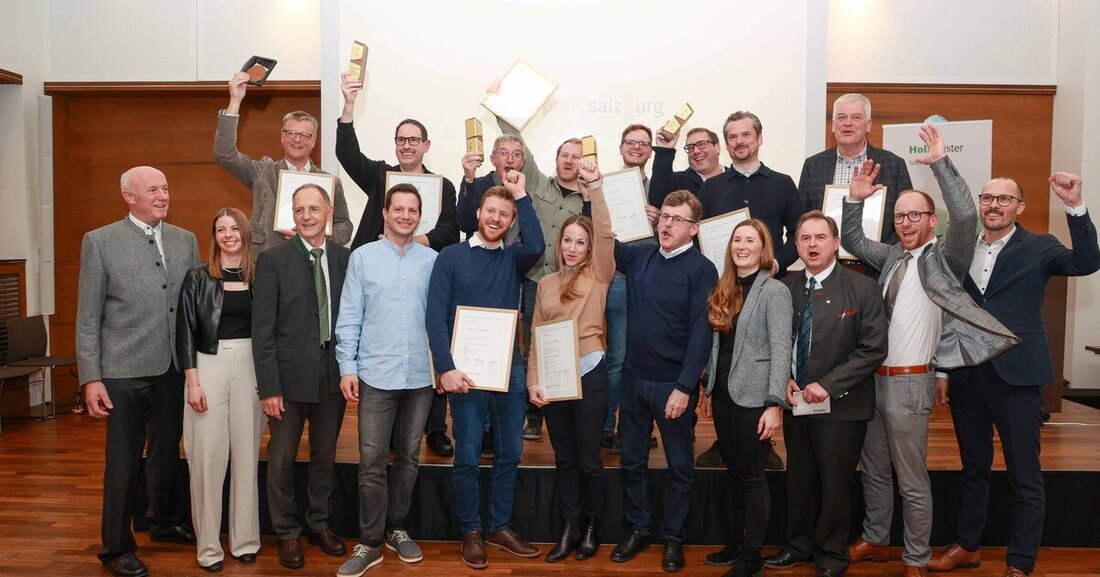 Am 1. Februar 2024 wurde erstmalig der Tischlerpreis Salzburg an Betriebe aus dem ganzen Bundesland verliehen.
