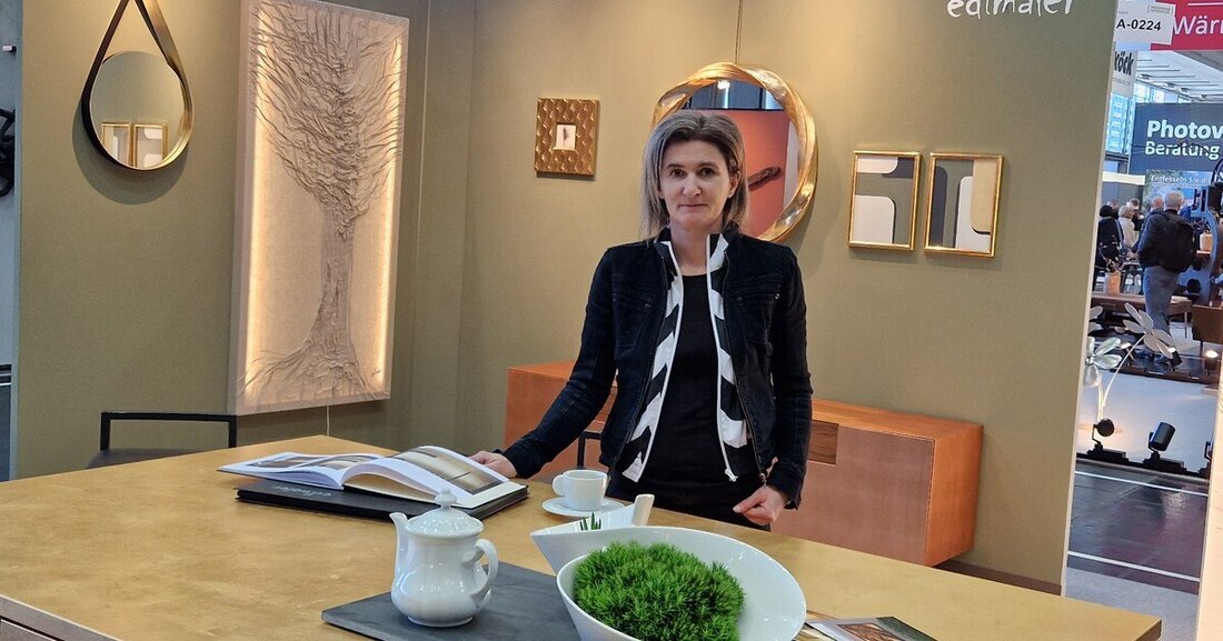 Elfriede Edlmaier ist Vergolderin aus Leidenschaft und befreit ihr Handwerk "aus den Fesseln der Restaurierung".