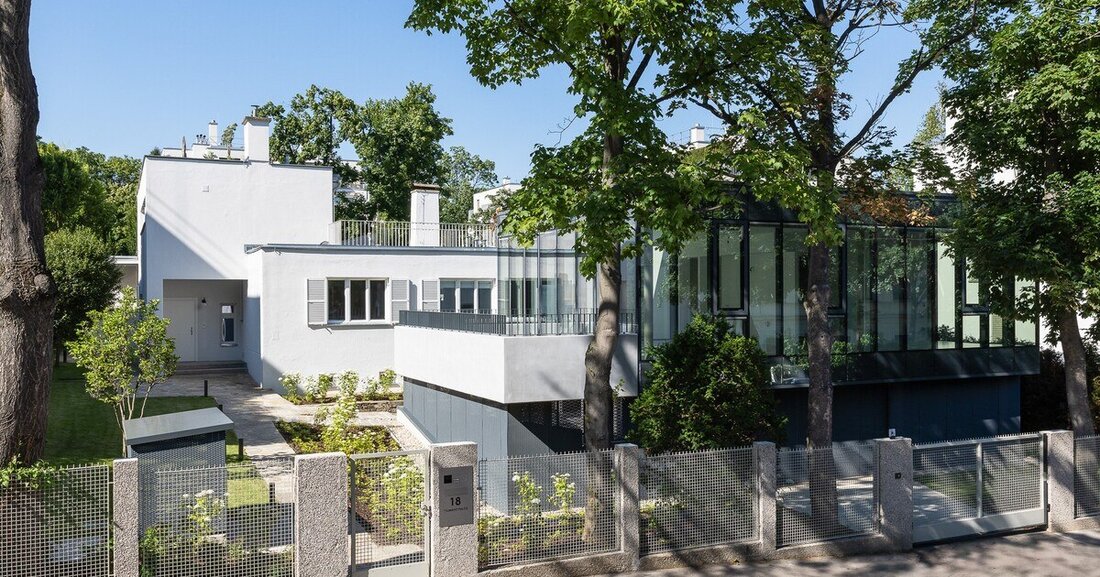 Die Villa Bunzl in Wien wurde aufwendig revitalisiert und erweitert.