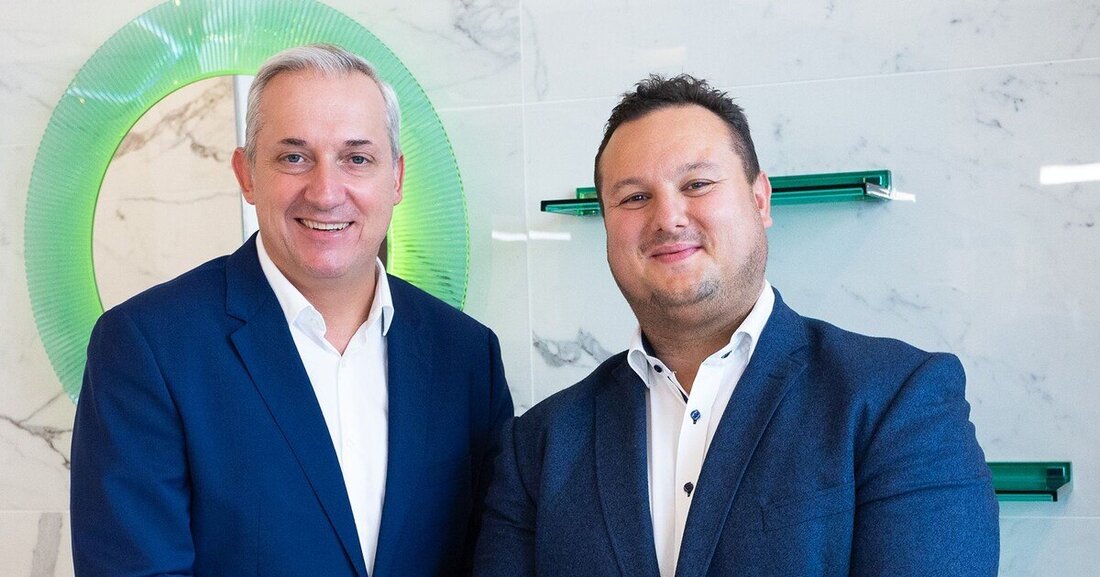 Dragan Skrebic (links) übernimmt neben Robert Just die Funktion des Geschäftsführers in der SHT Haustechnik GmbH.