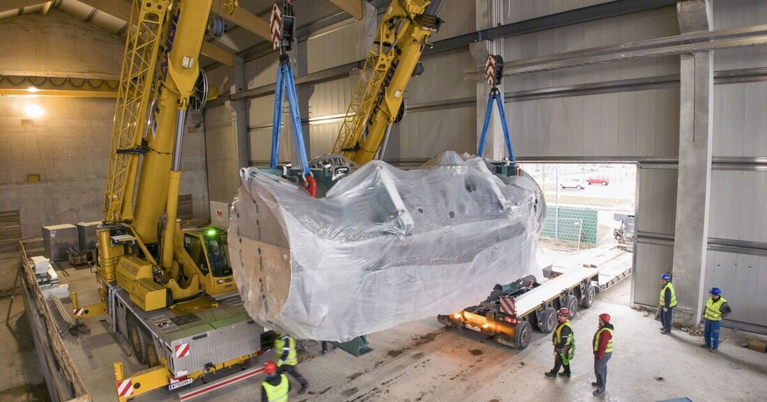 Eine Großwärmepumpen-Anlage der "Wien-Energie" soll künftig klimaneutrale Wärme für über 100.000 Wiener Haushalte erzeugen.