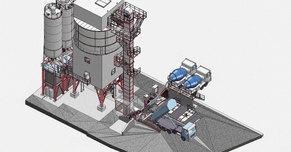 w&p Beton baut in Klagenfurt die erste Fernwärme-betriebene Betonmischanlage Österreichs.